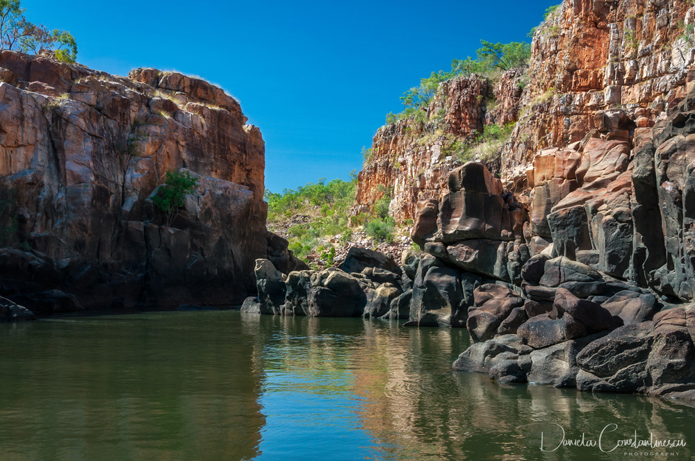 Nitmiluk National Park End point of Katherine Gorge River Cruise, Northern Territory, Australia